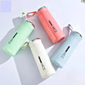 Water Bottles, Glass/Plastic 400 ML Water bottles, Sports water bottles Double walled Keeps Easy to carry for Walking Hiking, school water bottle, Multicolor (1 Piece) coffee mug
