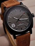 Luxury Fashion Watch for Men – Premium Leather Strap Casual Wrist Watch