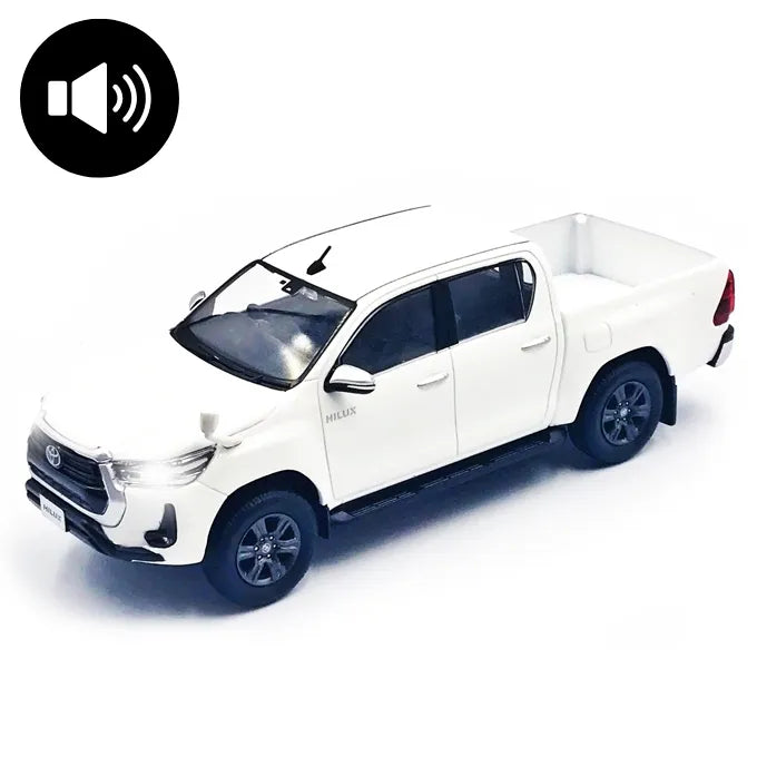 Toyota Hilux Vigo Collectible Die-Cast Model Car – Metal Body, Open Doors, Lights & Music