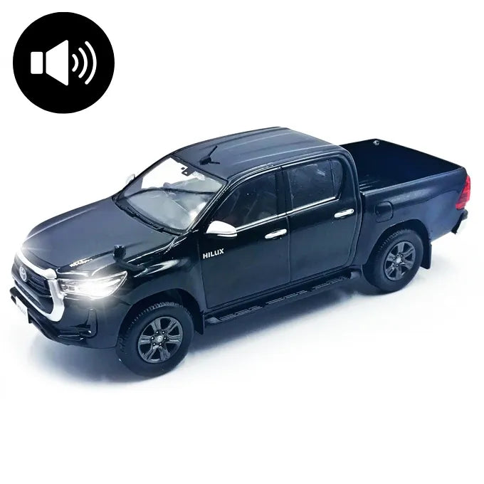 Toyota Hilux Vigo Collectible Die-Cast Model Car – Metal Body, Open Doors, Lights & Music