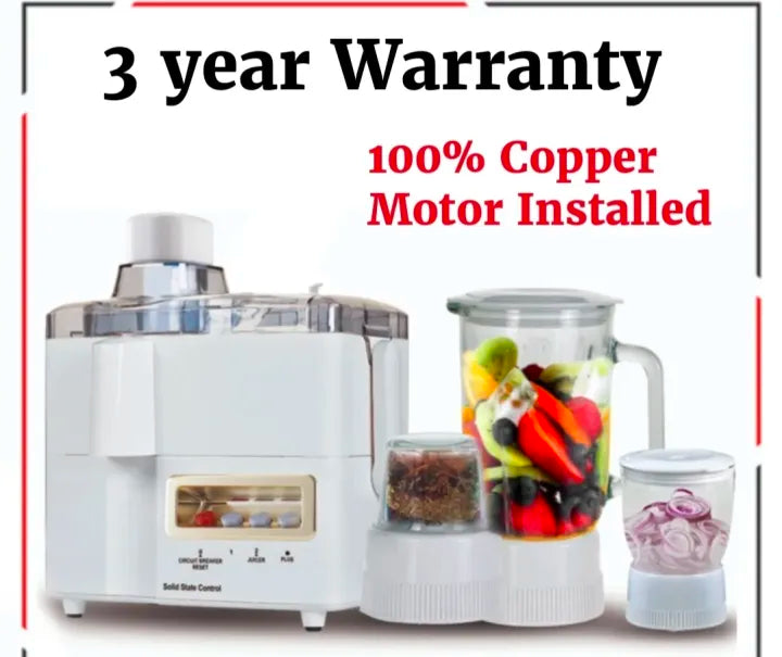 Premium Quality 4-in-1 Juicer Blender Grinder – Multi-Function Kitchen Appliance