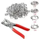 High Quality Metal Snap Buttons Press Plier_9.5mm Metal Sewing Prong Ring Buttons Clip Plier _Diy Button Punch Tool For Baby Clothes_abaya Ring Metal Button Presser Machine Fastener Snap Buttons Kit Tich Button Tool Kit (Homeducts)