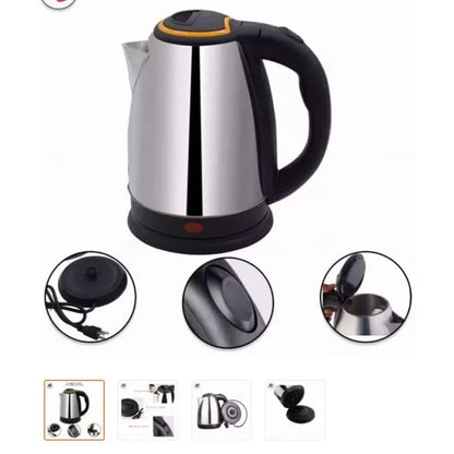 Premium Stainless Steel Electric Kettle 2 Liter – 1500W Instant Boil Technology