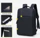 Water-Resistant Polyester Laptop Bag – 3-Pocket Foam-Padded Backpack for College & University