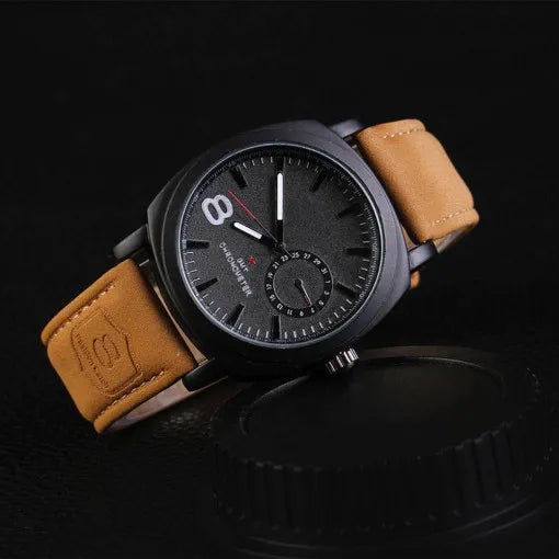Luxury Fashion Watch for Men – Premium Leather Strap Casual Wrist Watch