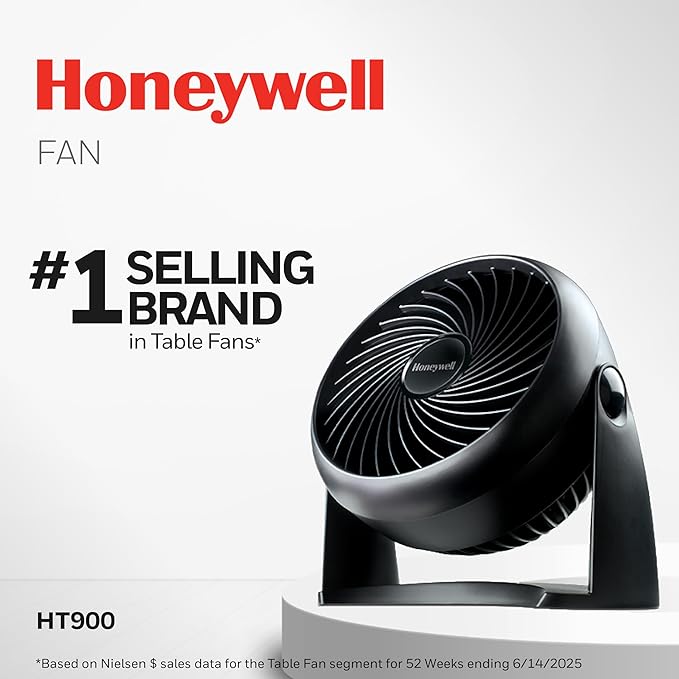 Honeywell TurboForce Air Circulator – Quiet, Powerful & Energy Efficient Fan