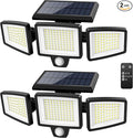 Tuffenough Solar Outdoor Lights 2500LM 210 LED Security Lights – Motion Sensor Waterproof Wall Light for Garden, Yard & Garage