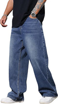 Men's Baggy Jeans Y2K Vintage Wide Leg Denim Pants